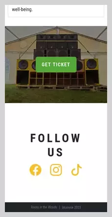 Tickets section on Home Page
